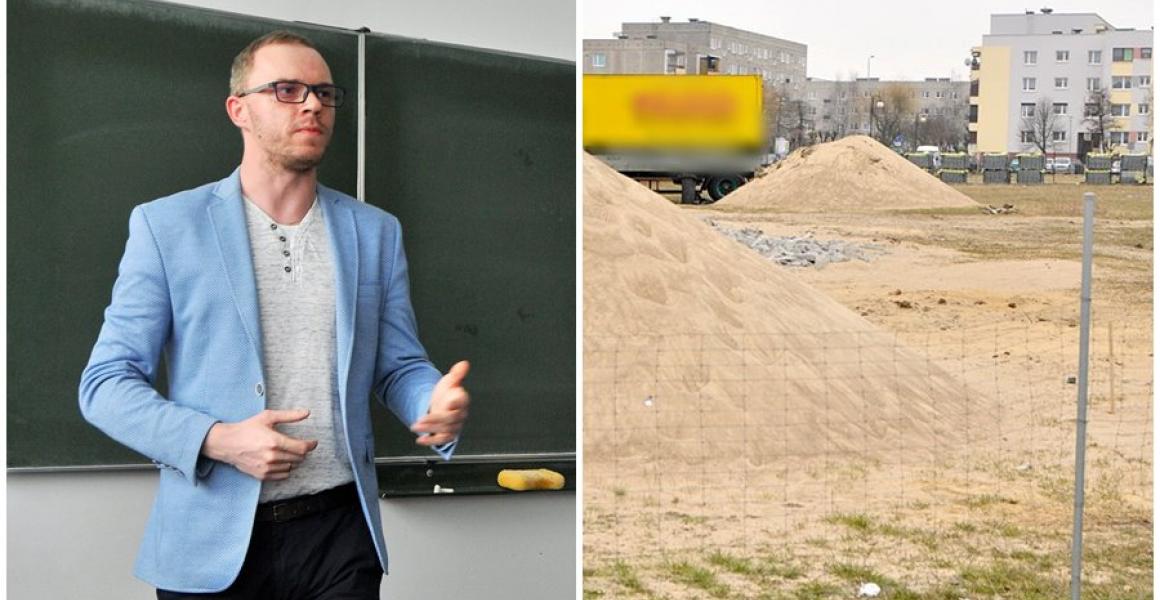 Protest wobec budowy myjni samochodowej na Wyzwolenia. Postawa obywatelska, a nie wiec polityczny